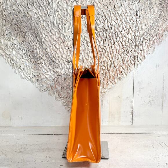 Louis Vuitton Croisette Epi Leather GM Office Shoulder Handbag Orange - Picture 5 of 9